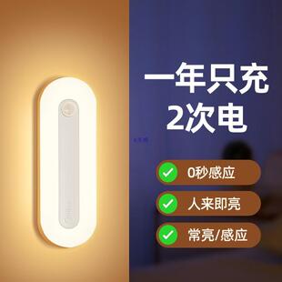 智能人体自动感应灯夜间人来即亮人走即灭走廊过道入户门壁灯