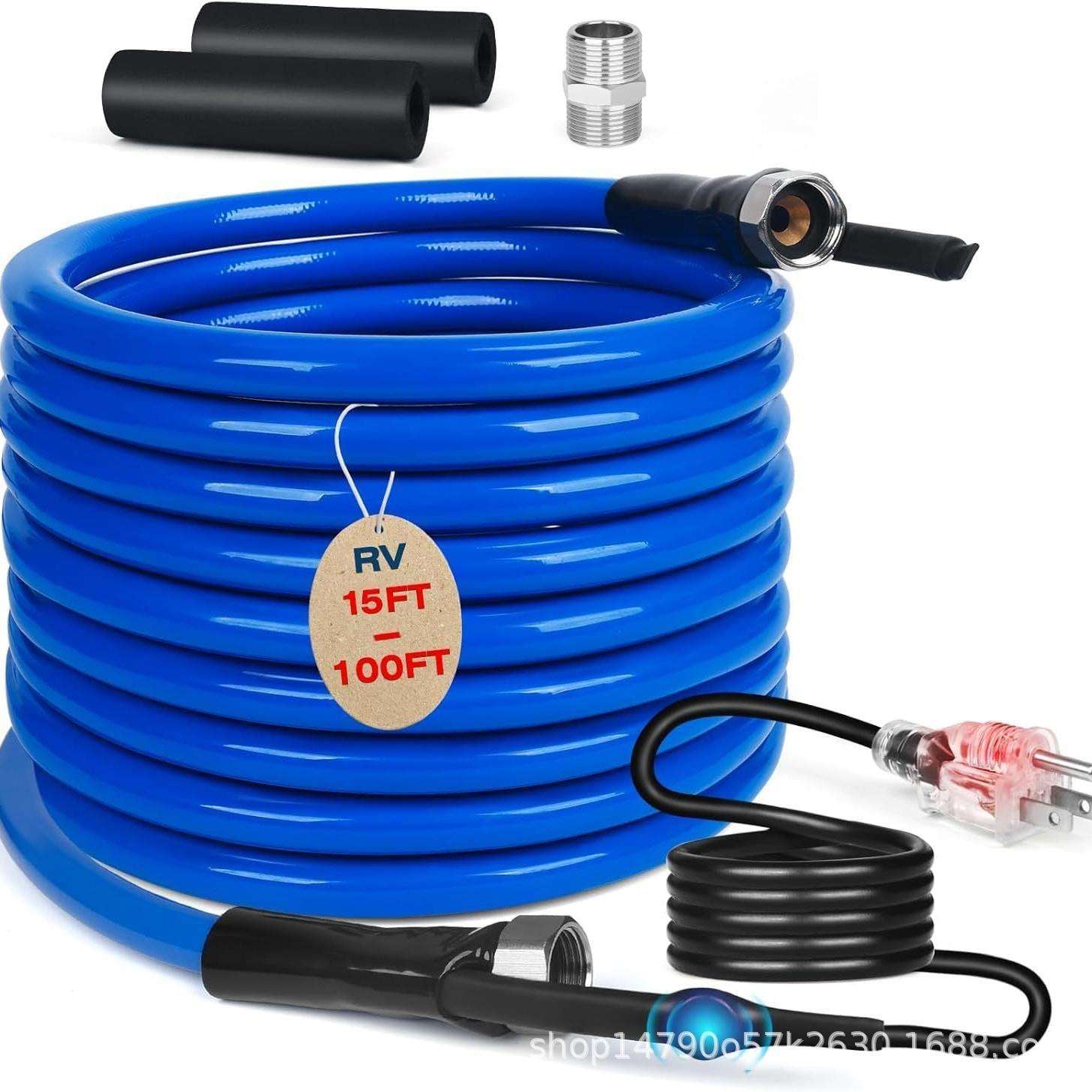 75英尺RV房车露营防冻加热饮水管户外节能恒温雪天输水管带电保温