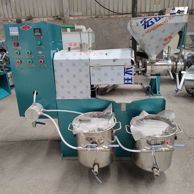 榨油机商用全自动榨油机 菜籽葵花籽花生油榨油机 小型移动榨油机