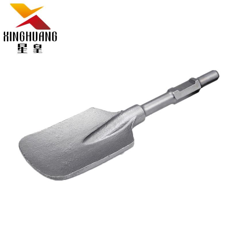 星皇六角单槽65A长柄大四方凿电镐凿击混泥土挖坑长柄电锤大铲