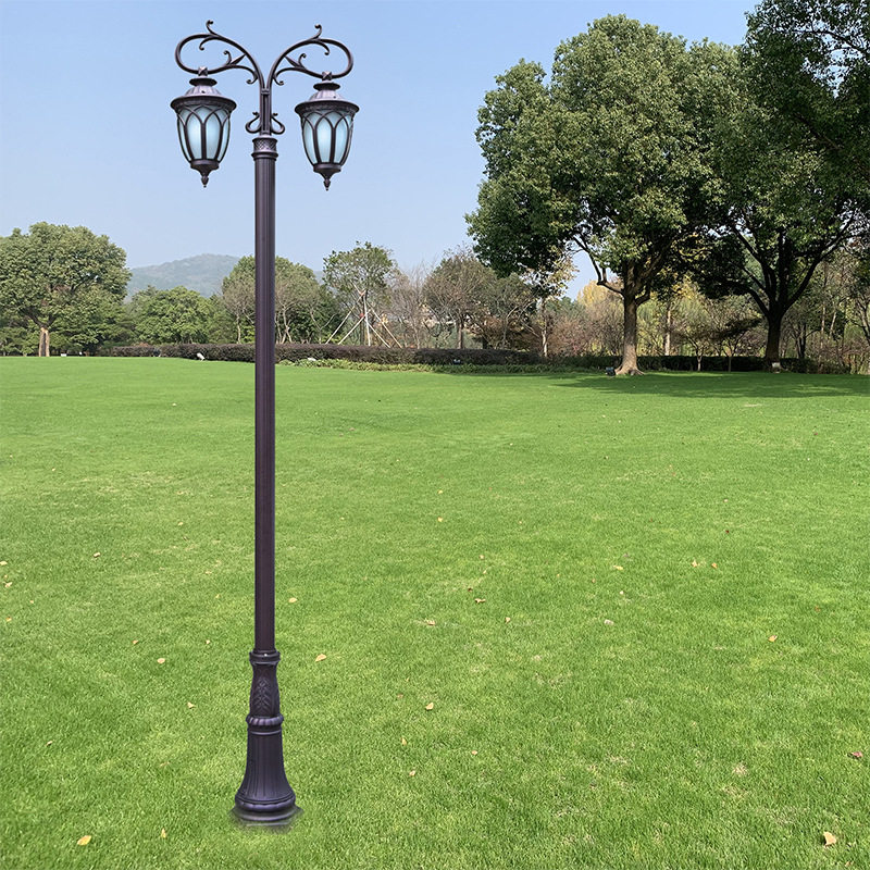户外双头铸铝LED防水路灯