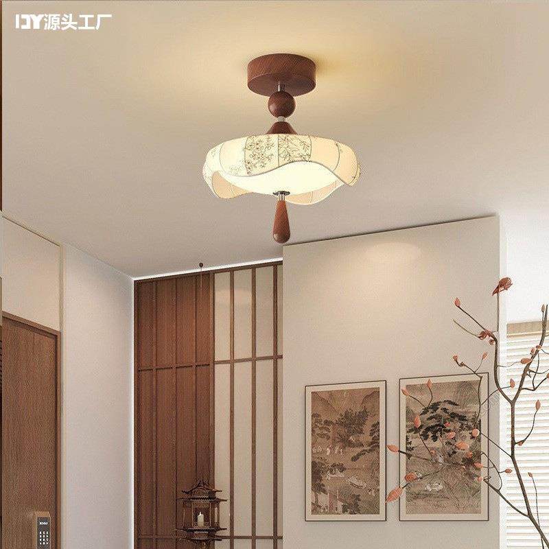 宋式美学玄关过道阳台法式中古风2025新款花朵实木布艺护眼吸顶灯,鲜花速递/花卉仿真/绿植园艺,割草机/草坪机,淘宝优惠券,粉丝福利购,淘宝优惠卷