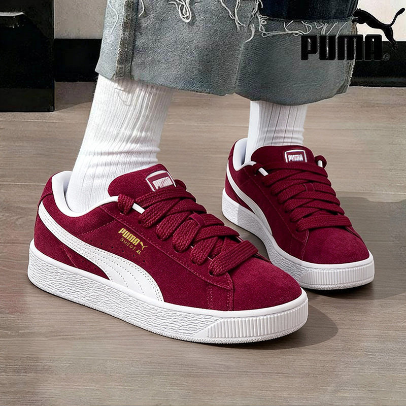 PUMA彪马红色板鞋男鞋女鞋秋冬新款正品面包鞋休闲鞋情侣运动鞋子