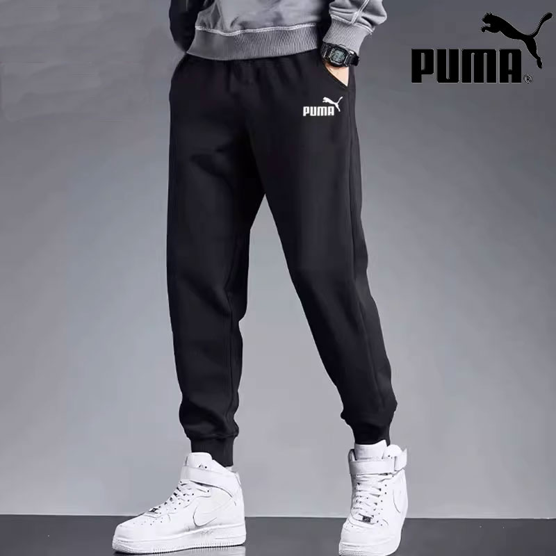 PUMA彪马官方男裤25秋季新款跑步训练运动裤休闲时尚棉质针织长裤