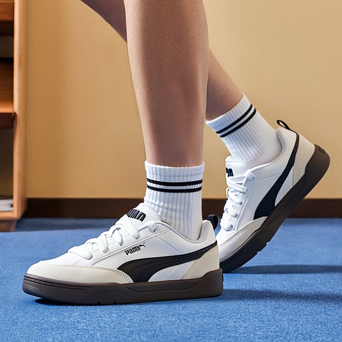 PUMA彪马官方正品低帮厚底板鞋