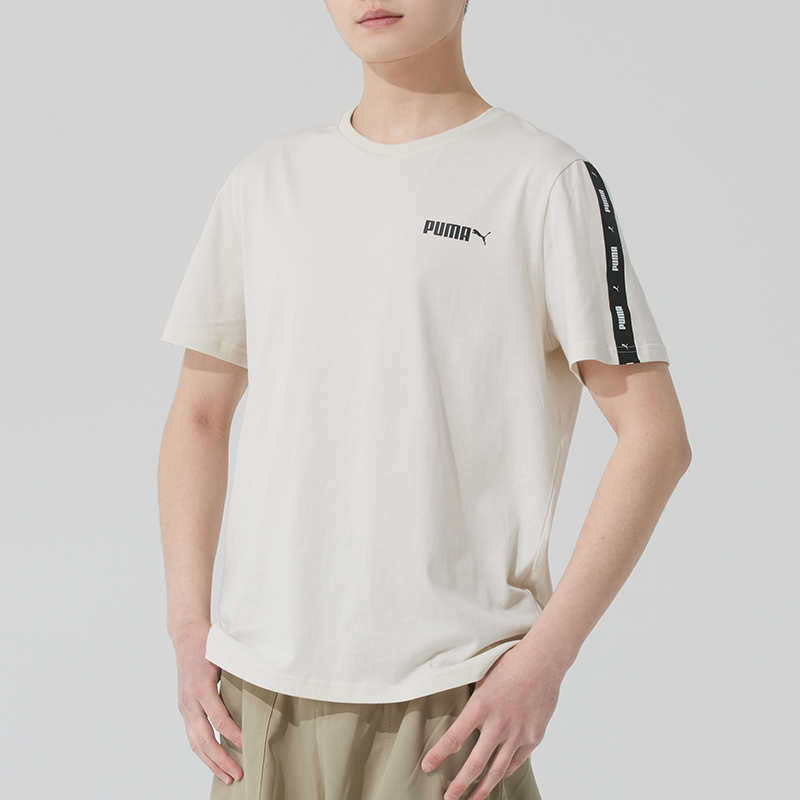 PUMA彪马男装运动短袖2025夏季新款透气跑步健身服圆领半袖T恤衫
