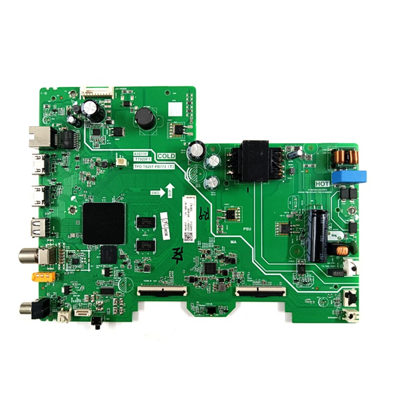 TCL原装43S11F 43V6E 电u视机主板TPD.T920T.PB773(T) TT920F1