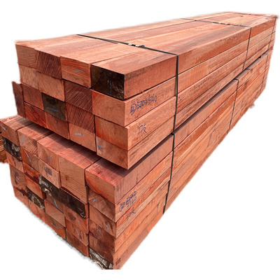 实木板抛光印尼菠萝格防腐木方料立柱枕木板材原木松木木料方木