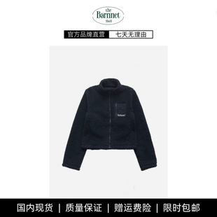 【现货】theBarnnet shell八奶纯色立领拉链摇粒绒外套马甲背心