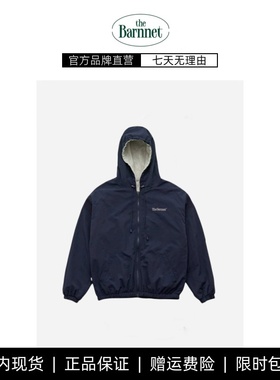 【现货】八奶家thebarnnet双面穿字母刺绣摇粒绒连帽外套+运动裤