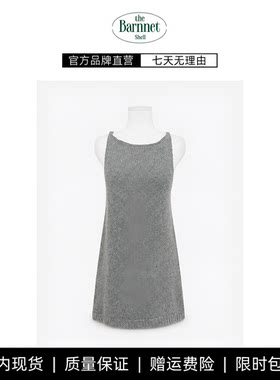 【现货】theBarnnet shell韩东大门baby酱廓形厚实无袖针织连衣裙