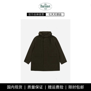 shell韩国设计师中性风立领连帽风衣外套 theBarnnet 现货