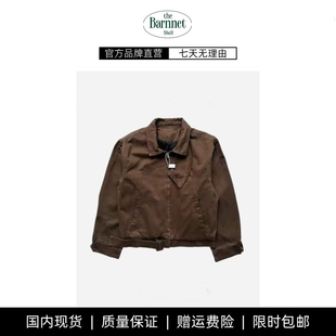 shell韩国Rose同款 theBarnnet 围领下摆含束带夹克外套 现货