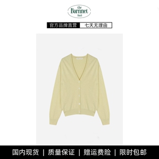 韩国设计师休闲背心单排扣开衫 shell新款 theBarnnet 套装 现货