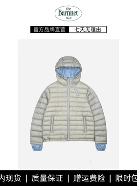 【现货】theBarnnet shell排骨羽绒服韩系女装保暖零压感连帽外套