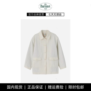 【现货】theBarnnet shell八奶东大门翻领单排扣口袋大衣外套风衣
