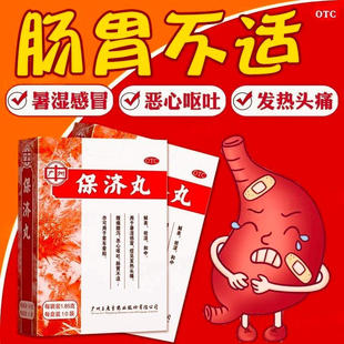 广州保济丸1.85g*10袋解表祛湿暑湿感冒发热头痛晕车晕船腹痛腹泻