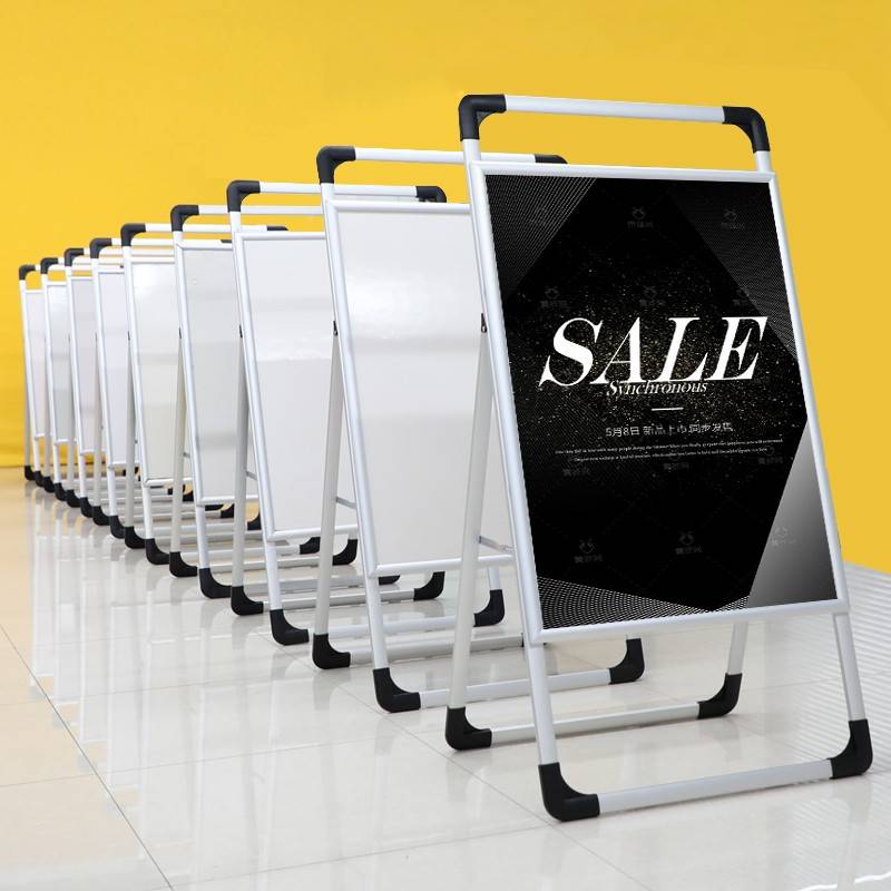 广牌聘落示告牌展展立式地式架k牌t板报架宣传招招无品牌/架工展
