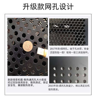 电脑主机防盗安全保密机箱 数据保护箱 禁用USB机箱带锁主机柜