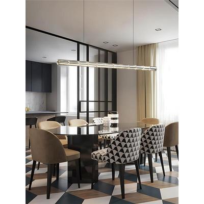 意大利flos长条餐厅水晶吊灯设计师极简书房茶室吧台感应玻璃吊灯