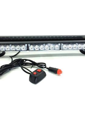 汽车爆闪灯 长排爆闪灯 双排6灯3节 36LED车顶灯 强磁 Led汽车灯