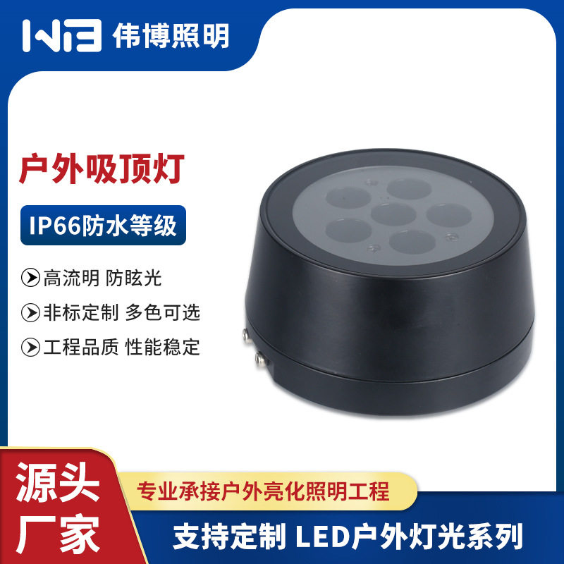 户外IP66防水防雾庭院壁灯
