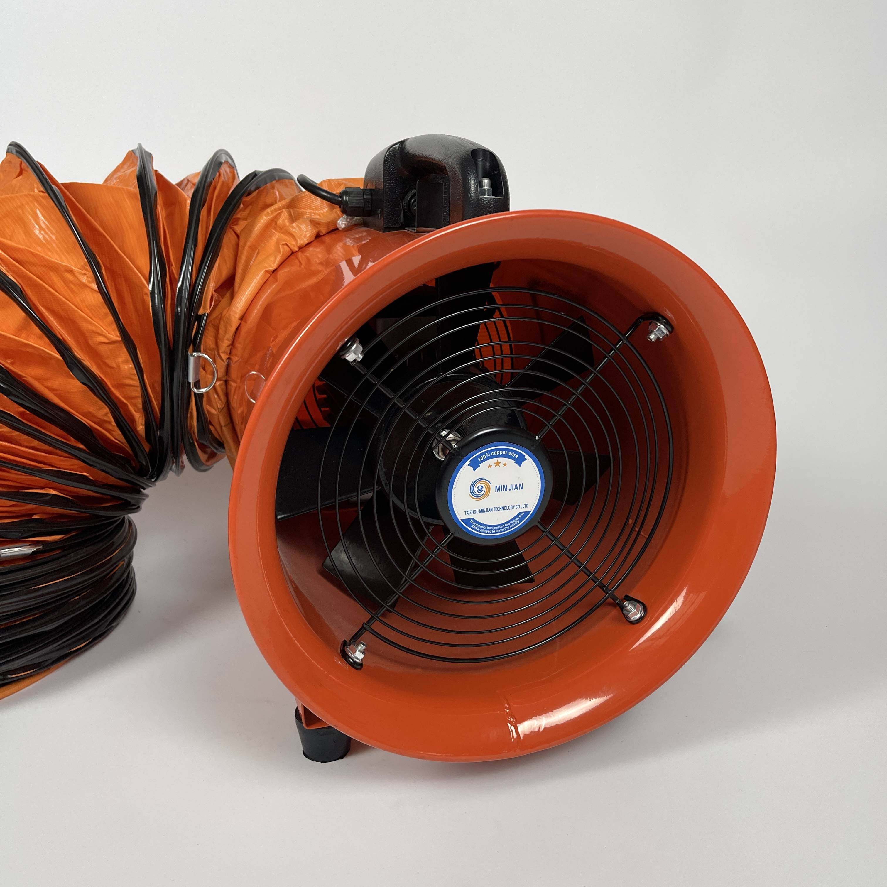 新品手提式轴流风机工业大功率排风扇喷漆220v移动式抽风鼓风机隧