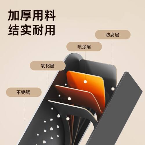 厨房免打孔壁挂菜板架家用案板砧板墙面收纳整理神器