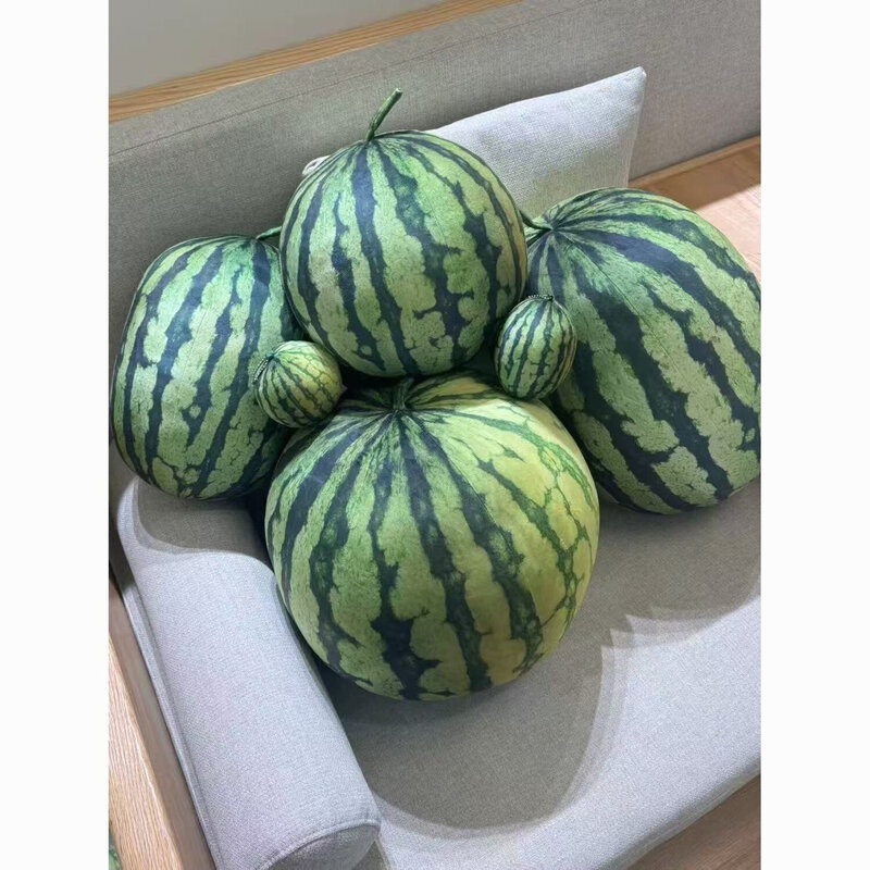 仿真水果立体球形西瓜毛绒玩具搞怪玩偶公仔舞台装扮趣味生日礼物