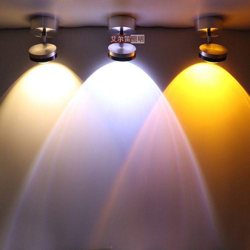 28595明吸式射灯花W用客厅台沙发景装灯 l吧嵌天背入酒吧家射灯顶