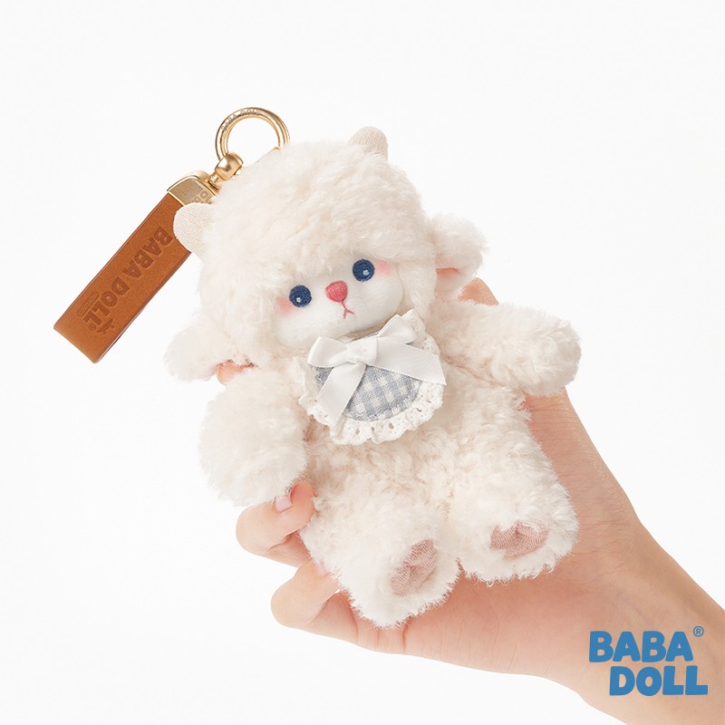 61492018】偶BA玩BO绒LA小眠羊大挂挂【偶可爱毛L公仔挂D饰包件挂