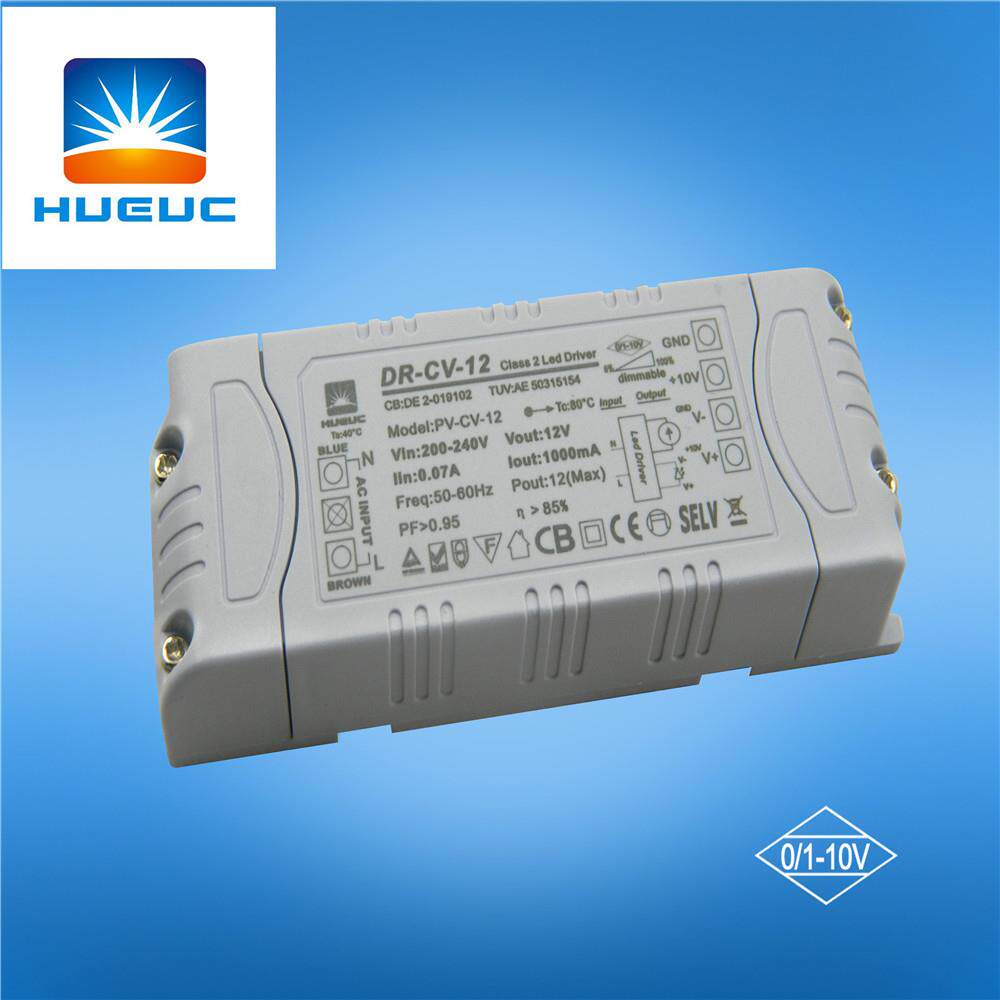 12W0-10V调光恒压12v24v电源适用于灯带灯条MR16灯
