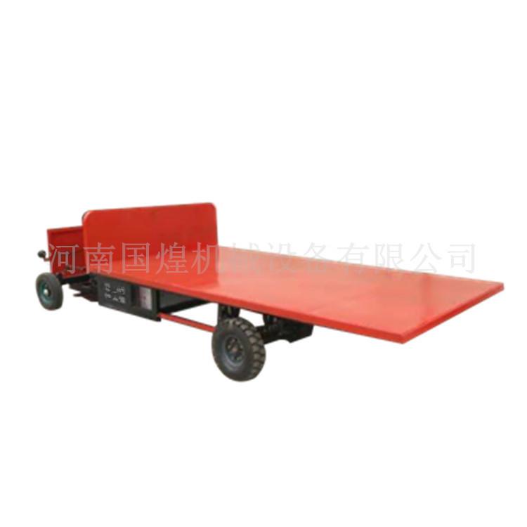 可载重2吨电动平板车配置150AH型电动装窑车工程用平板车价格