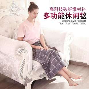 优森家用电热毯加热坐垫暖身毯电暖垫办公室暖脚神器电褥子小护膝