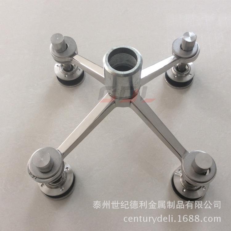 304不锈钢驳接爪幕墙爪160型四爪玻璃雨棚爪
