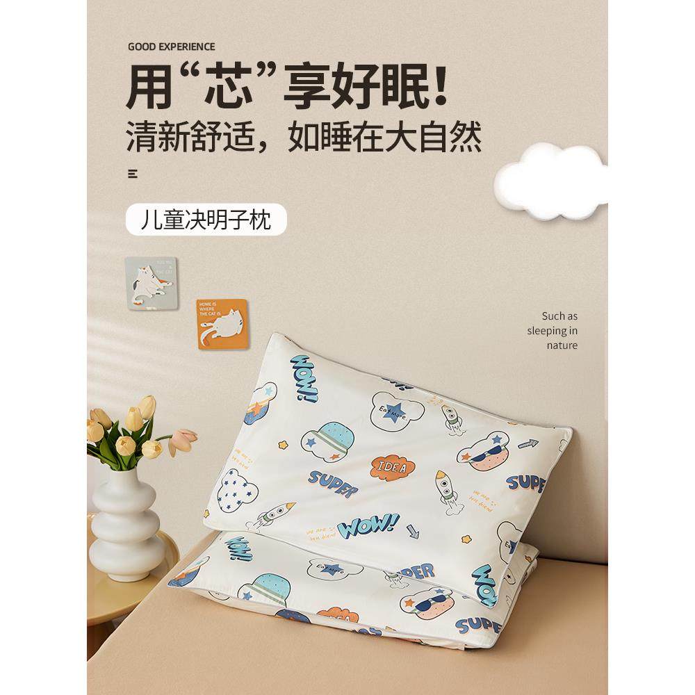 儿童枕头决明子枕芯四季通用2岁以上宝宝6个月婴儿枕1幼儿园专用3