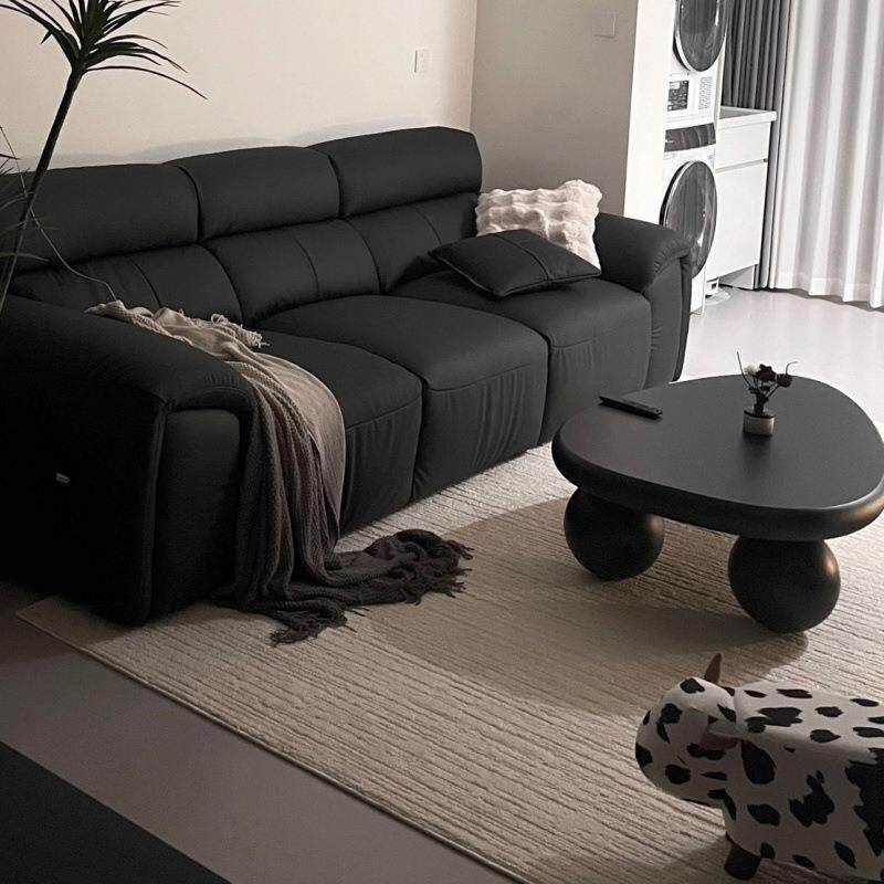 法式奶油风芭蕉叶茶几家用简约网红高级感小户型轻奢桌子现代客厅