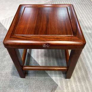 非洲酸枝小方凳家用客厅新中式椅子实木小矮凳板凳儿童木凳子