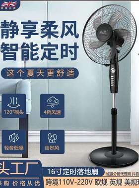 CEOMr16寸落地扇家用定时摇头立式大风力办公宿舍电风扇电商