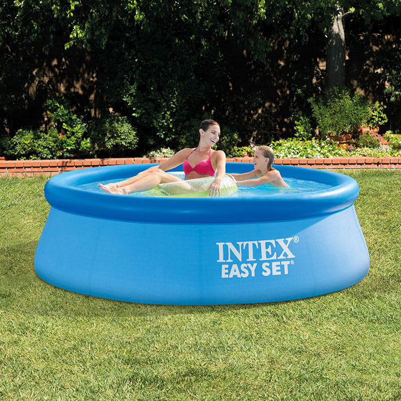 INTEX28106 8尺儿童蝶形水池成人家庭充气戏水池加厚加高泳池
