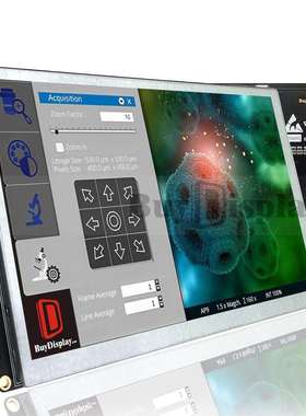 8寸TFTLCD彩色液晶显示屏配LT7683控制板/并串口/可配触摸屏
