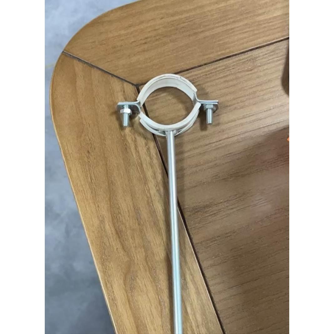加长PVC排水管卡 160管码管夹管箍抱箍镀锌包胶吊码