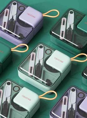 针线盒家用针线包高质量好便携迷你套装高端白色缝衣缝纫工具宿舍