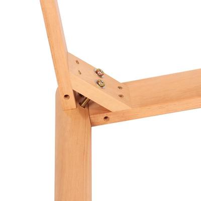 餐桌腿实木桌架加粗支架木长方形框架桌脚大板桌子腿家具脚