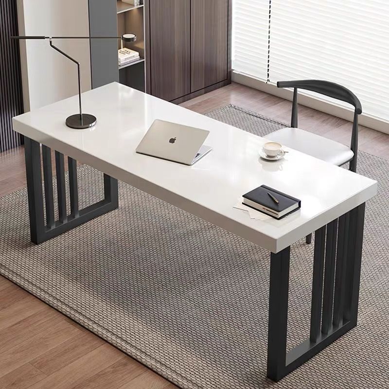 北欧实木办公桌电脑台式桌简易书桌写字台简约现代学习桌松木书桌