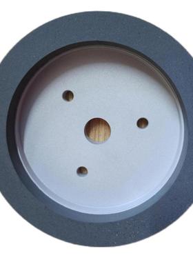 博客玻璃磨轮双边机直边机用高速树脂轮铝底磨边砂轮175mm