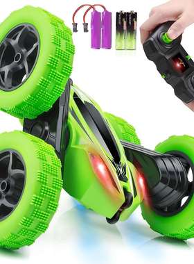 特技车翻斗扭转双面车儿童电动遥控车玩具RC STUNT CAR