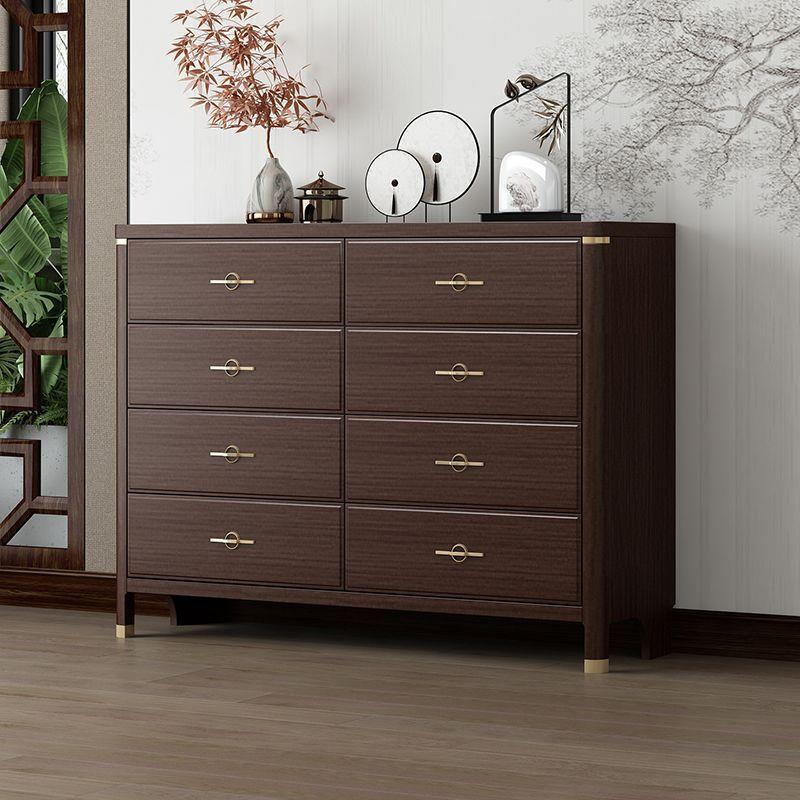 实木斗柜卧室收纳柜床尾置物柜客厅靠墙主卧五六八斗柜抽屉储物柜