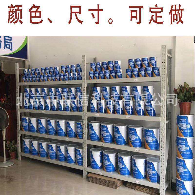 油漆货架置物架展示架自由组合重型多层家用库房铁架子可调节货架