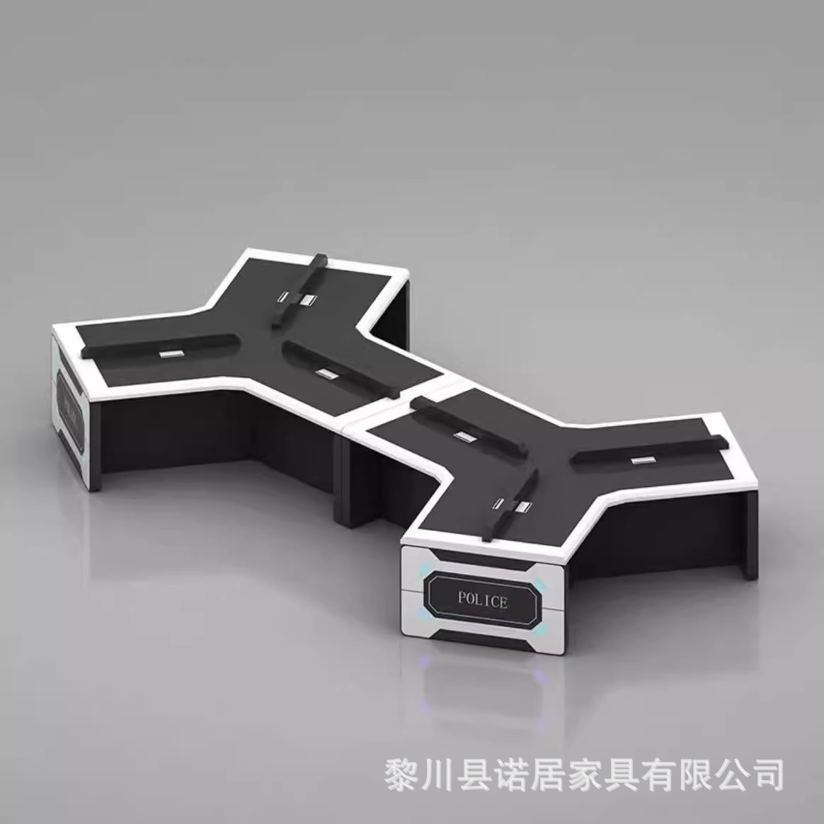 烤漆办公桌椅组合办公室家具简约现代开放式职员位会议室员工位
